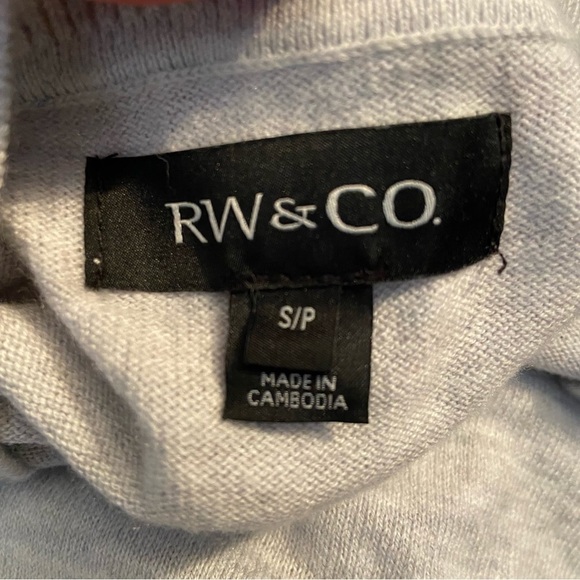 RW&Co men’s striped  sweater in size small - Picture 5 of 8